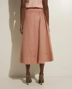 Linen Midi Skirt -pauw Sales Shop pauw 1210130105LI230 P5 1