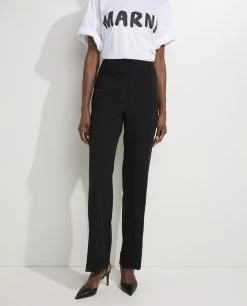 Wool Wide Leg Trousers