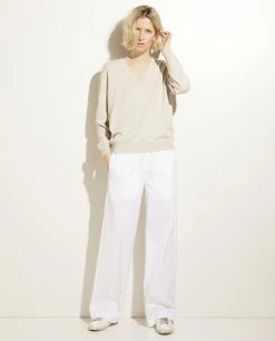 Wide Leg Cotton Pants