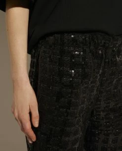 Wide Leg Trousers With Sequins -pauw Sales Shop pauw 1300130045PL702 M1 1