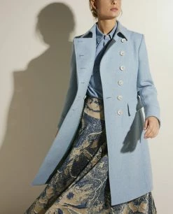 Double Breasted Woolen Coat -pauw Sales Shop pauw 142013004214320 M2 2