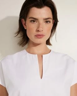 Cotton Cap Sleeved Top -pauw Sales Shop pauw 172013000630004 M2 1