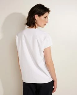 Cotton Cap Sleeved Top -pauw Sales Shop pauw 172013000630004 P5 1