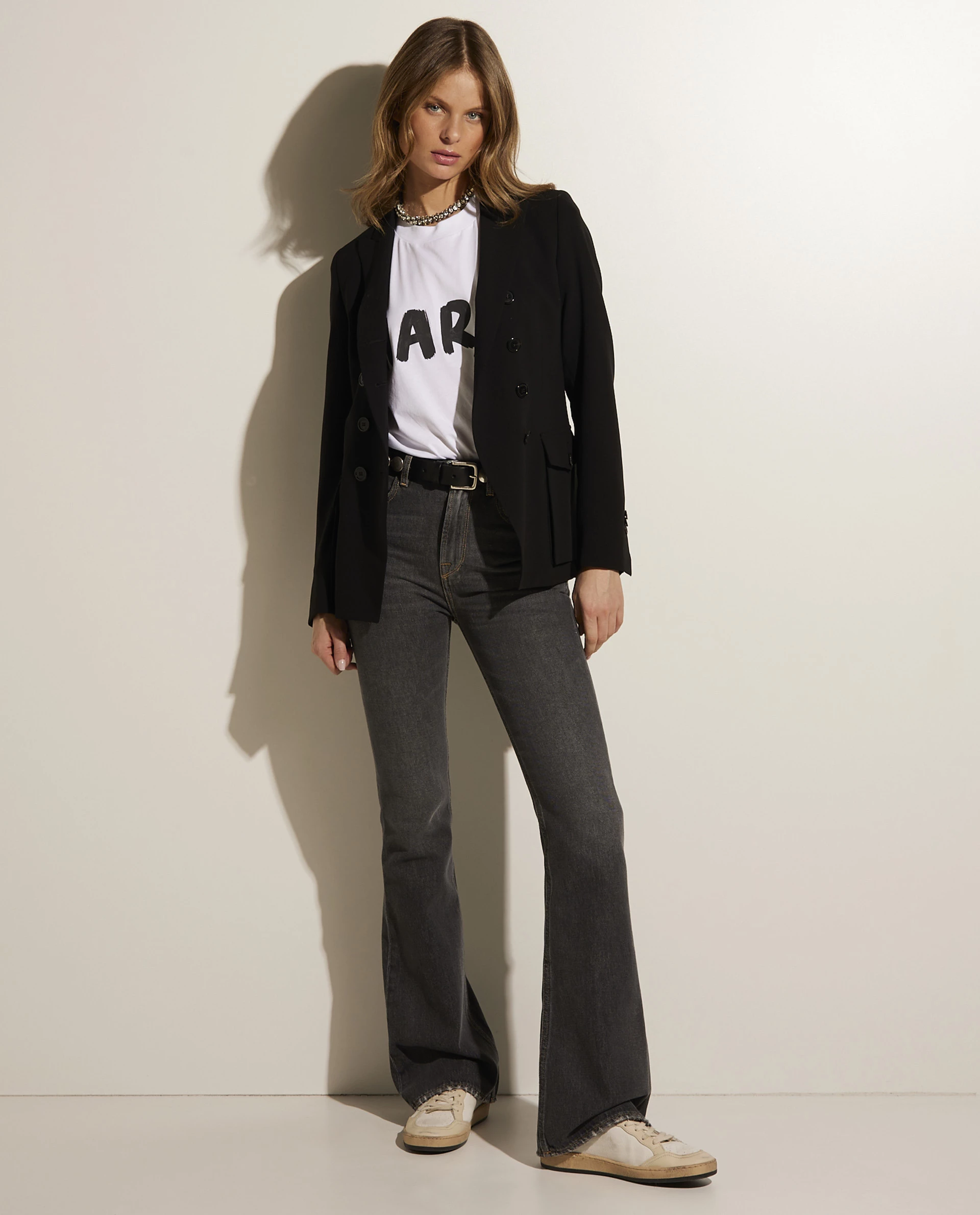 Double Breasted Woolen Blazer 4 Double Breasted Woolen Blazer - Image 4