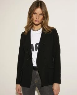 Double Breasted Woolen Blazer