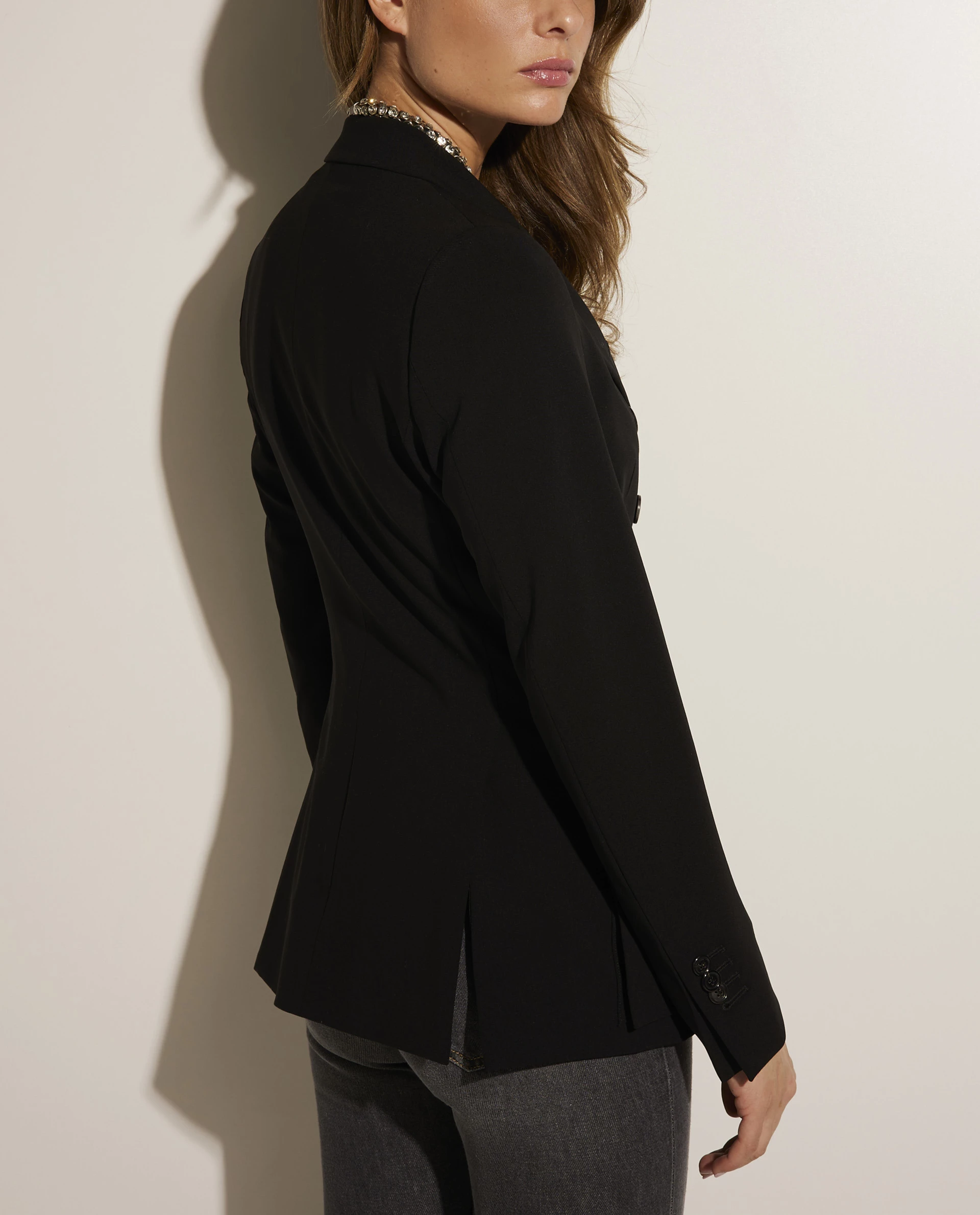 Double Breasted Woolen Blazer 3 Double Breasted Woolen Blazer - Image 3