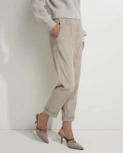 Suede Trousers