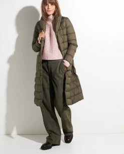 Wide-leg Suede Pants