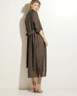 Linen Midi Dress -pauw Sales Shop pauw 410D4500045F630 M1 2