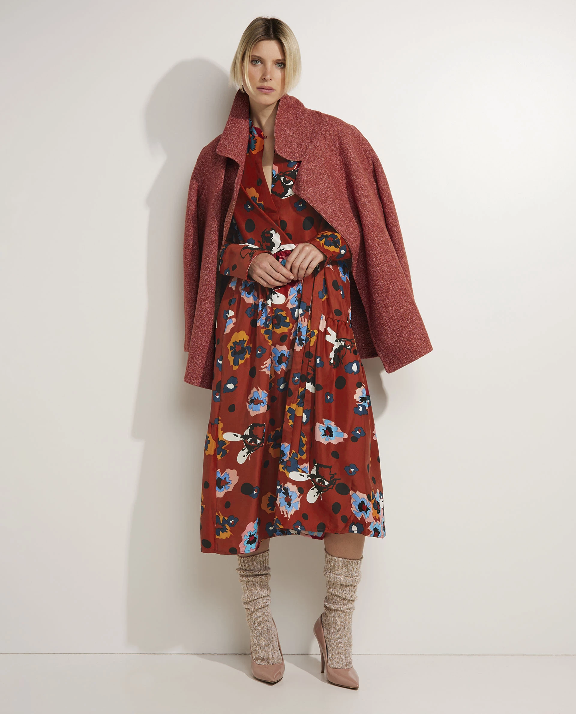 Midi Dress In Silk 4 Midi Dress In Silk - Image 4