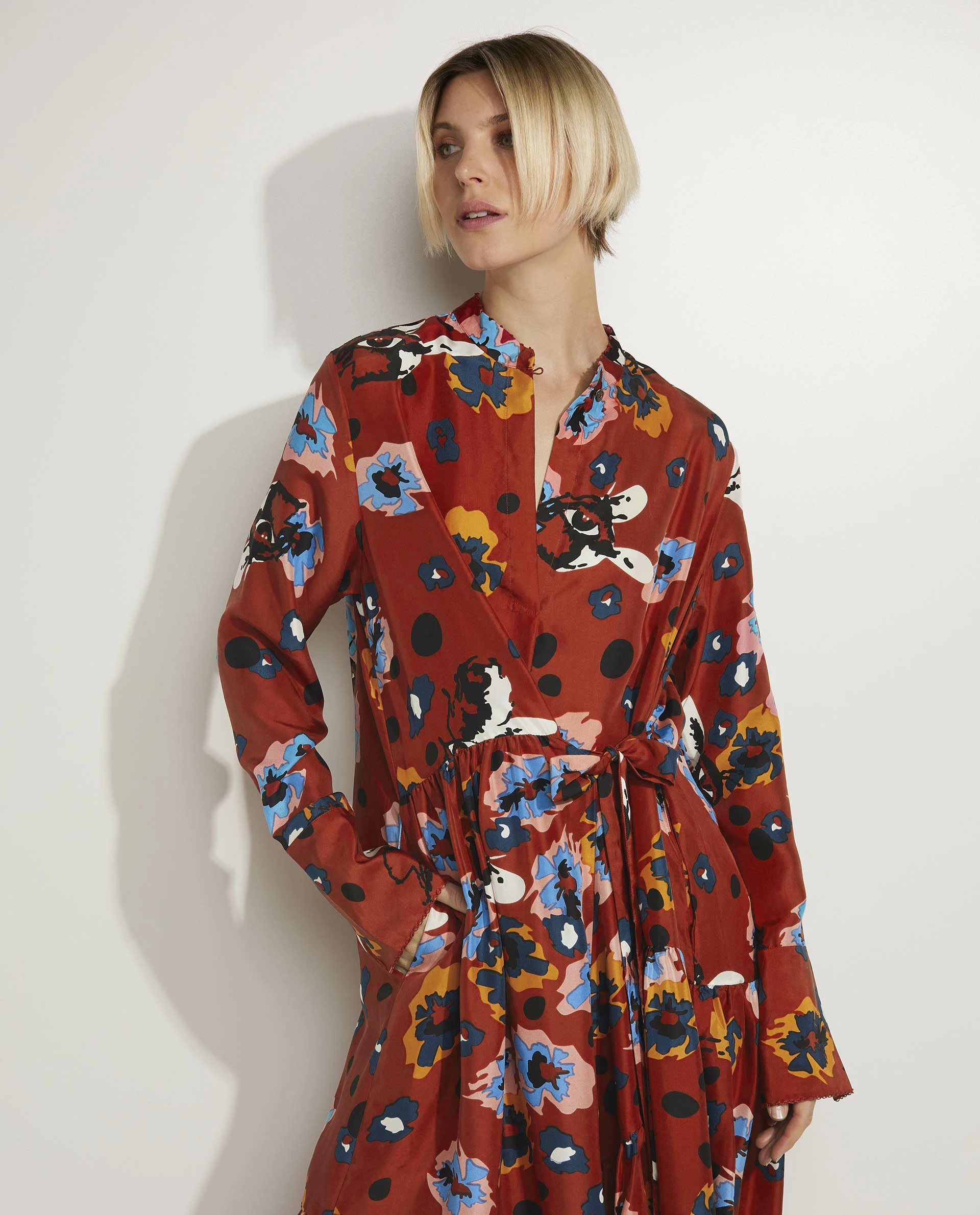 Midi Dress In Silk 5 Midi Dress In Silk - Image 5