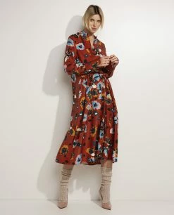 Midi Dress In Silk 7 Midi Dress In Silk -pauw Sales Shop pauw 410W2300058H26F P4 1