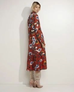 Midi Dress In Silk 8 Midi Dress In Silk -pauw Sales Shop pauw 410W2300058H26F P5 1