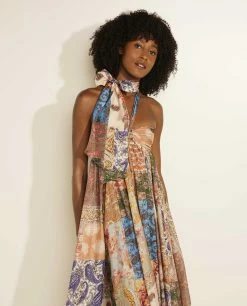 Silk Dress With Print 10 Silk Dress With Print -pauw Sales Shop pauw 410W910012SI99P M2 1