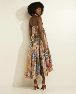 Silk Dress With Print 8 Silk Dress With Print -pauw Sales Shop pauw 410W910012SI99P P5 1