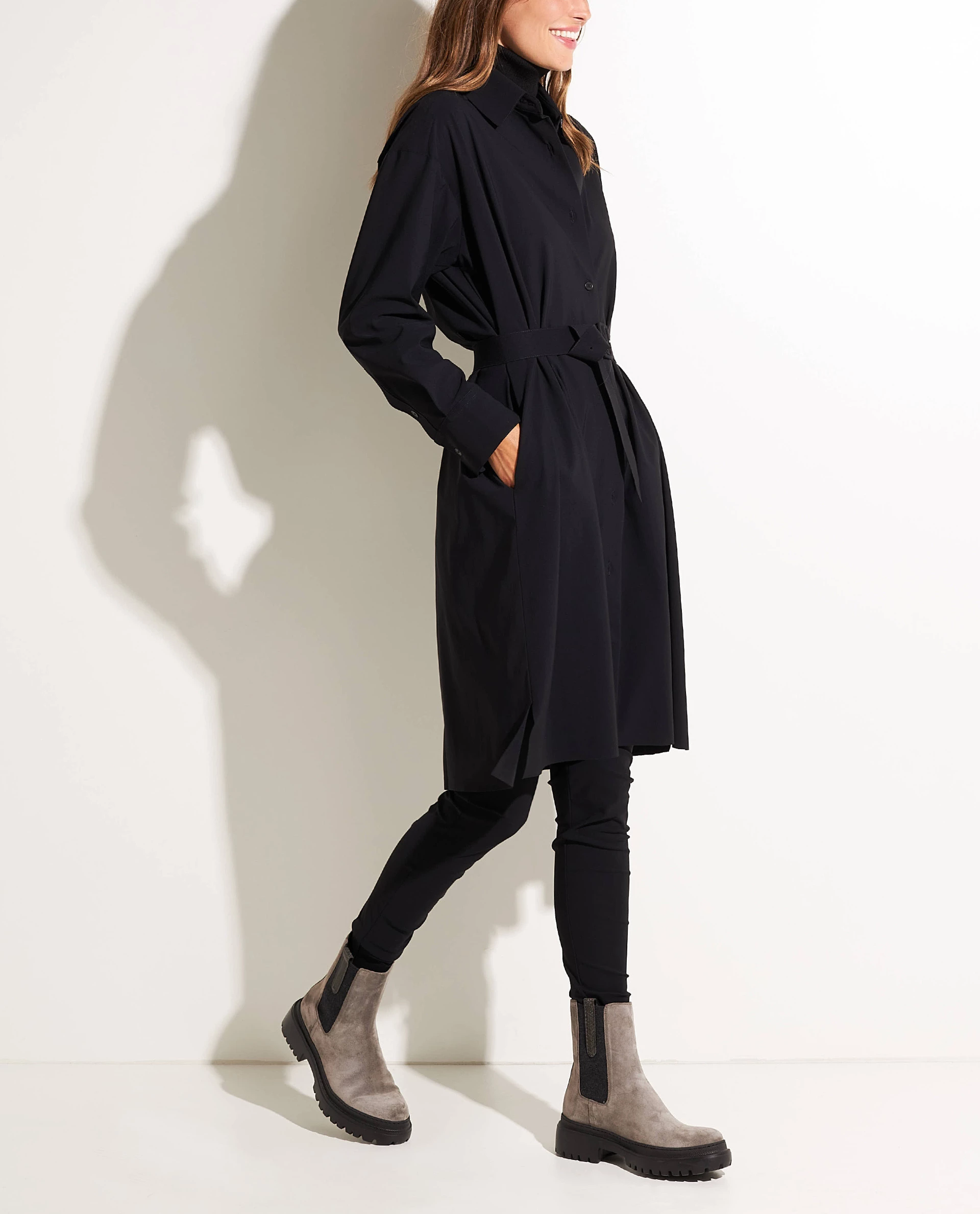 Shirt Dress With Belt 1 Shirt Dress With Belt