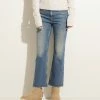 Flared Cropped Jeans