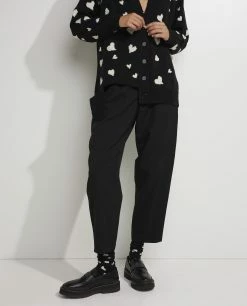 Wide Leg Pants In Wool