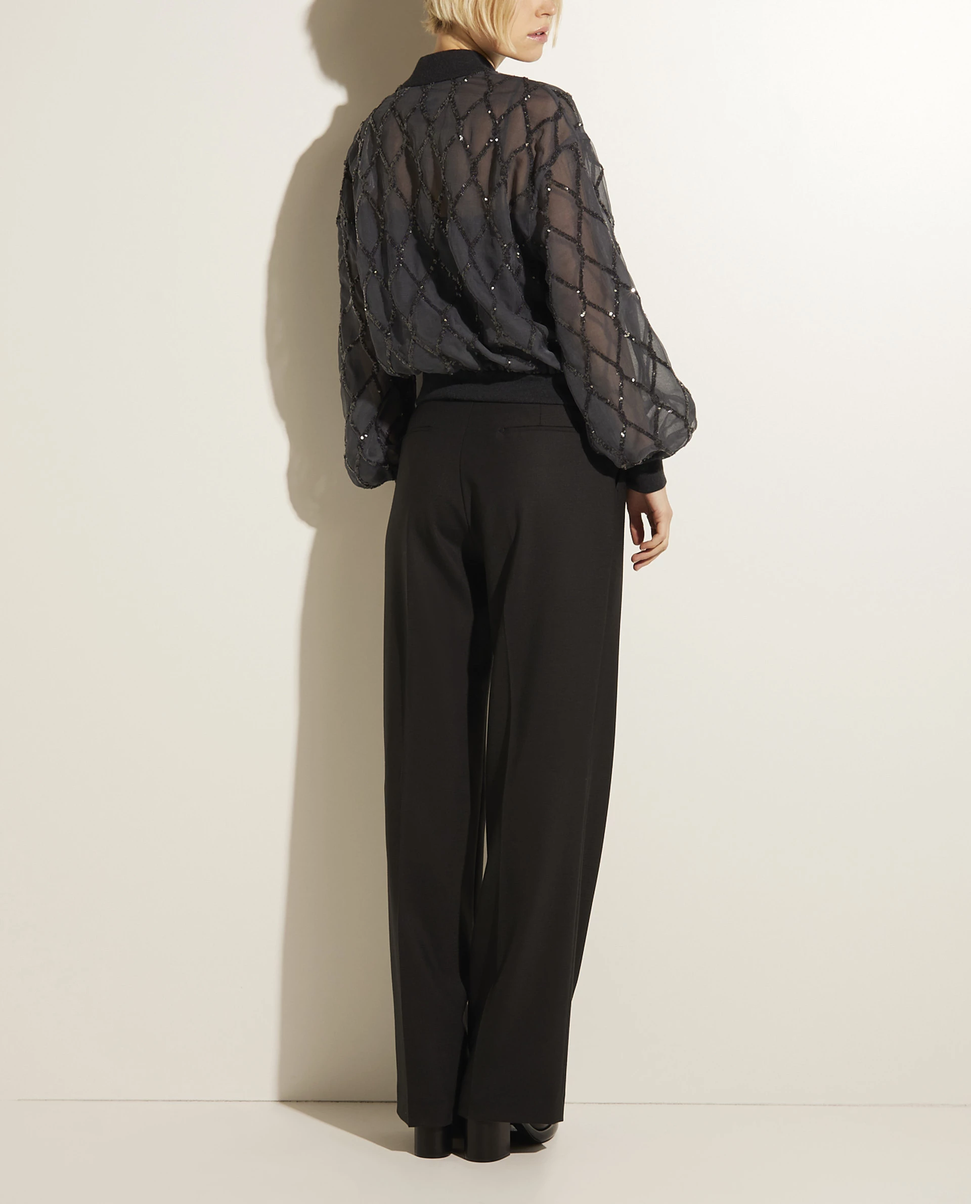 Wide Leg Pants In Wool Blend 3 Wide Leg Pants In Wool Blend - Image 3
