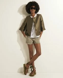 Tencel Shorts -pauw Sales Shop pauw 432D29000133560 M1 2