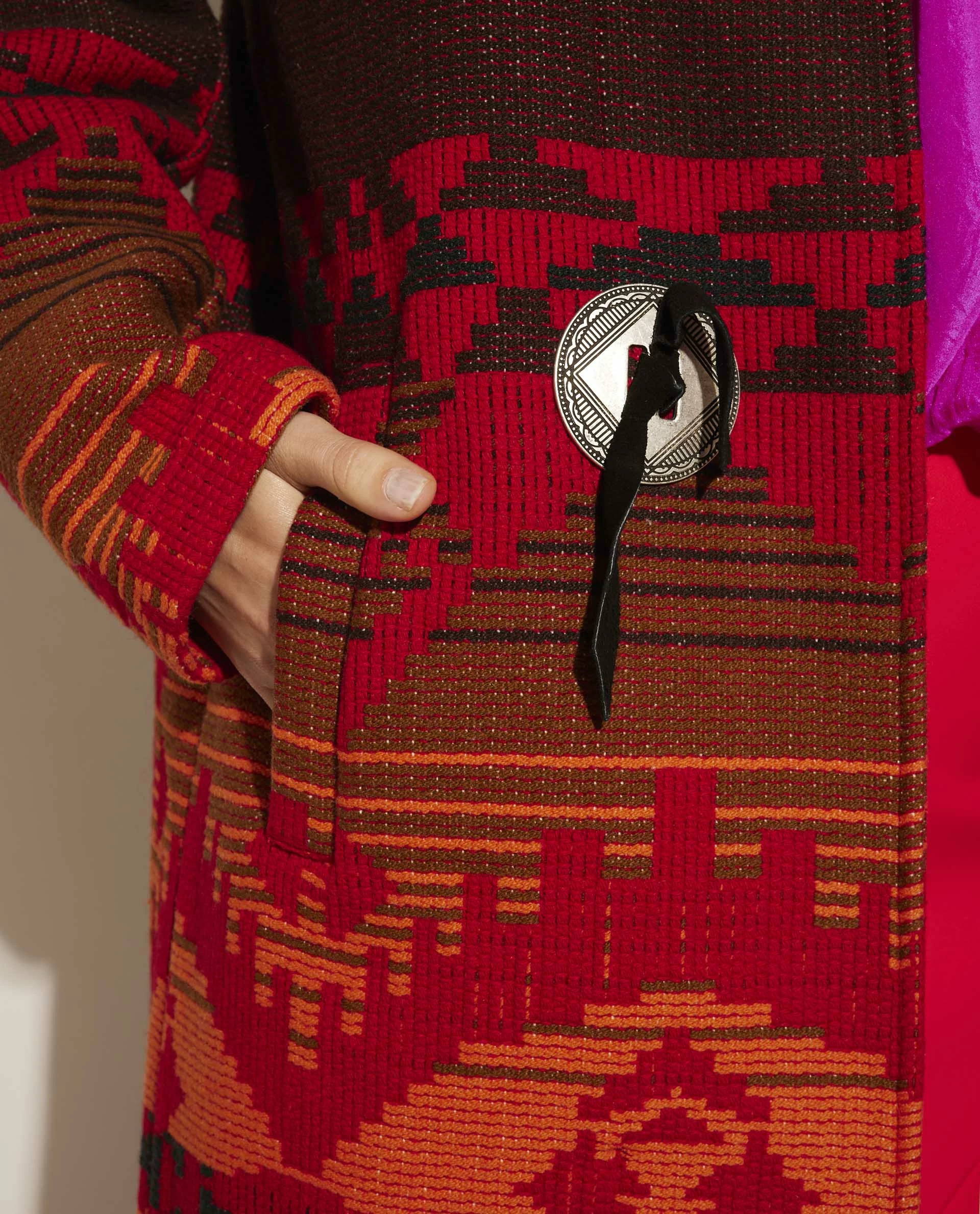 Wool Navajo-style Coat 5 Wool Navajo-style Coat - Image 5