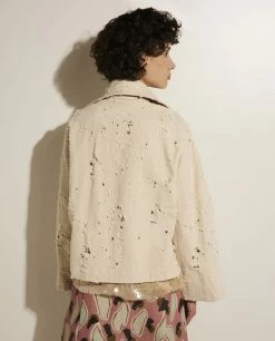 Jacket With Disstressed Details -pauw Sales Shop pauw 441L11001335090 P5 1