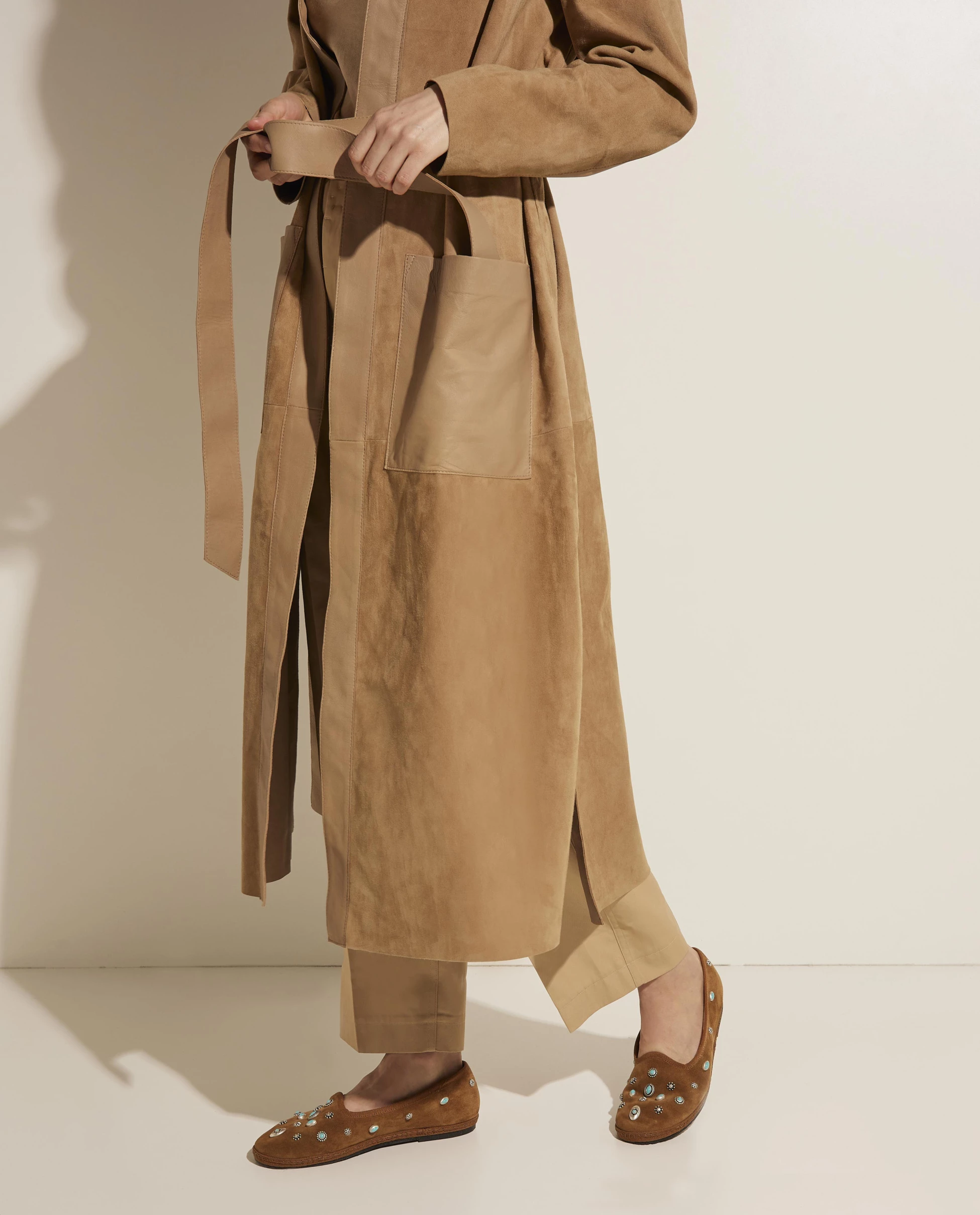 Coat With Belt 6 Coat With Belt - Image 6