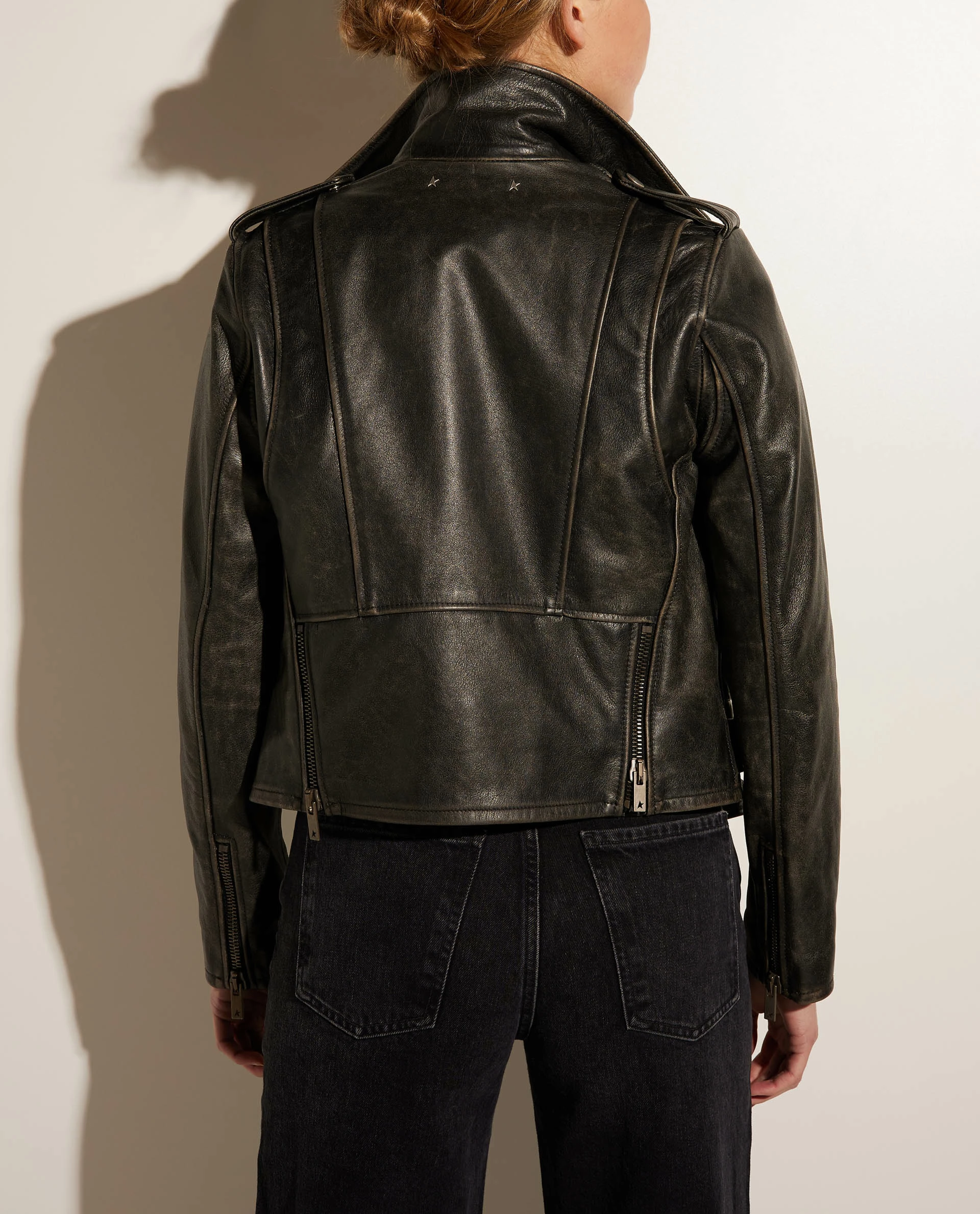 Leather Biker Jacket 3 Leather Biker Jacket - Image 3