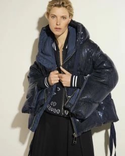 Puffer Jacket With Sequins