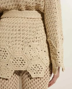 Cotton Blooming Flowers Cardigan -pauw Sales Shop pauw 454D610084CO016 M2 1