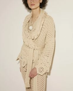 Cotton Blooming Flowers Cardigan