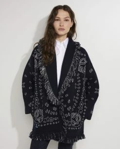 Bandana Jacquard Cardigan