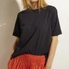 Cotton T-shirt With Round Neckline