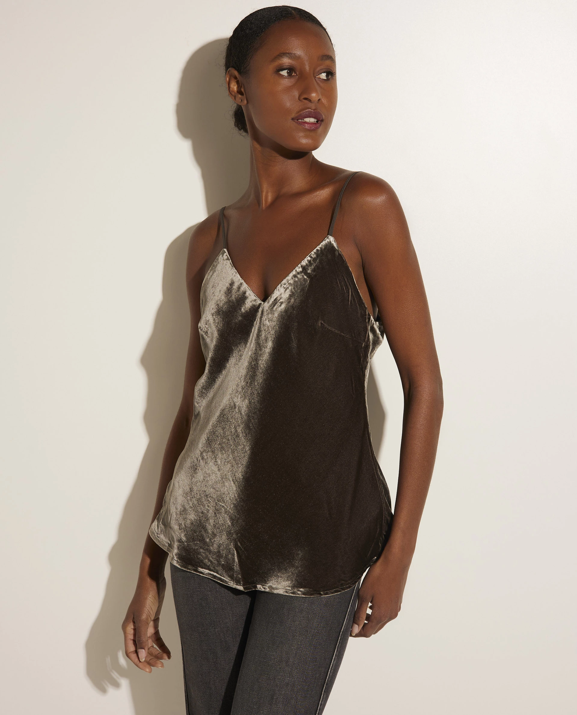 Velvet Top With V-neck 2 Velvet Top With V-neck - Image 2