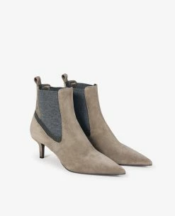 Suede Heeled Boots