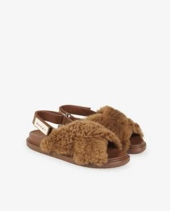Shearling Slides