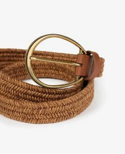 Wide Braided Belt -pauw Sales Shop pauw 493U0100343V600 P5 1