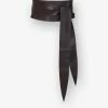 Wide Leather Waist Belt