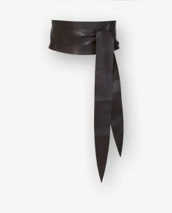 Wide Leather Waist Belt