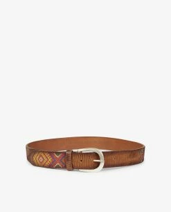 Leather Belt With Embroidery -pauw Sales Shop pauw 493W46001195690 P5 1