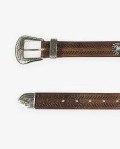 Leather Studded Belt -pauw Sales Shop pauw 493W90000490600 M1 2