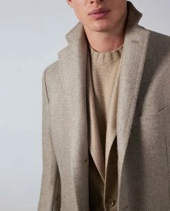 Cashmere Herringbone Coat -pauw Sales Shop pauw 640379008220505 L1 3