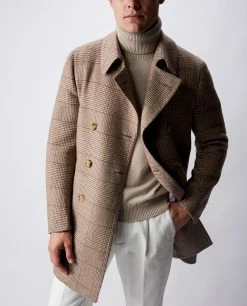 Checked Cashmere Coat -pauw Sales Shop pauw 640379008618657 L1 4