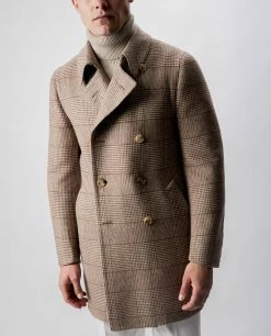 Checked Cashmere Coat -pauw Sales Shop pauw 640379008618657 P5 4