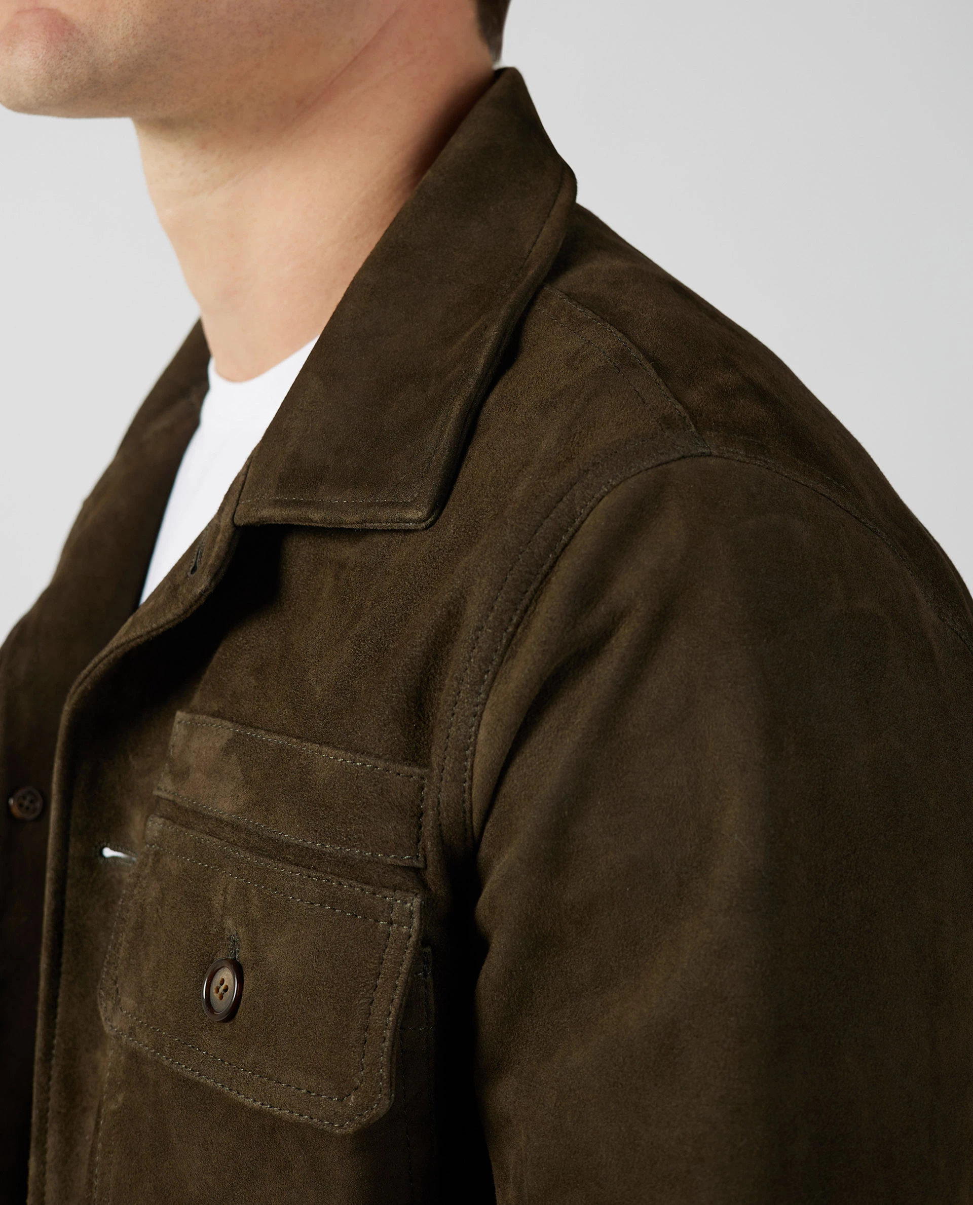 Suede Shirt Jacket 4 Suede Shirt Jacket - Image 4