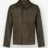Suede Shirt Jacket