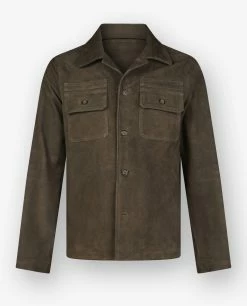Suede Shirt Jacket