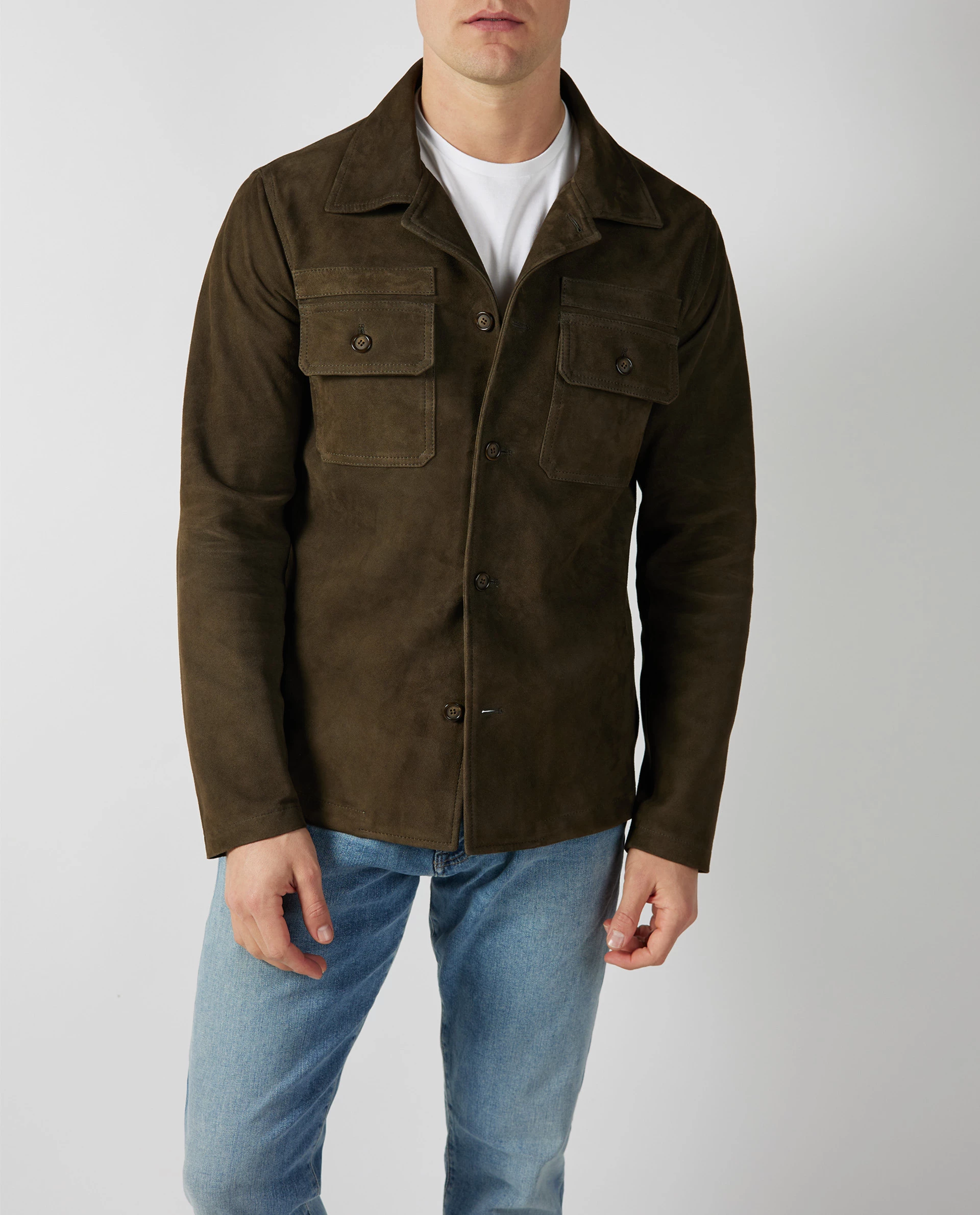 Suede Shirt Jacket 3 Suede Shirt Jacket - Image 3