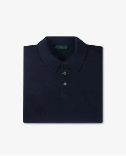Long Sleeve Polo Cashmere