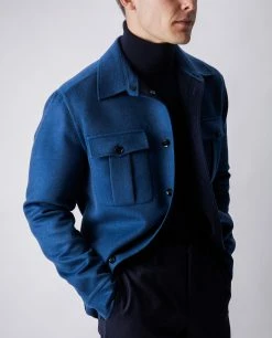 Wool Cashmere Overshirt -pauw Sales Shop pauw 670317000618340 P5 4